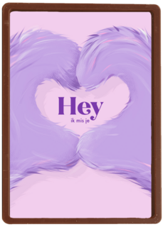 Ik mis je Fluffy Hands