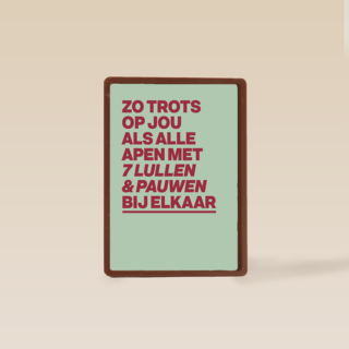 andC Zo trots op jou