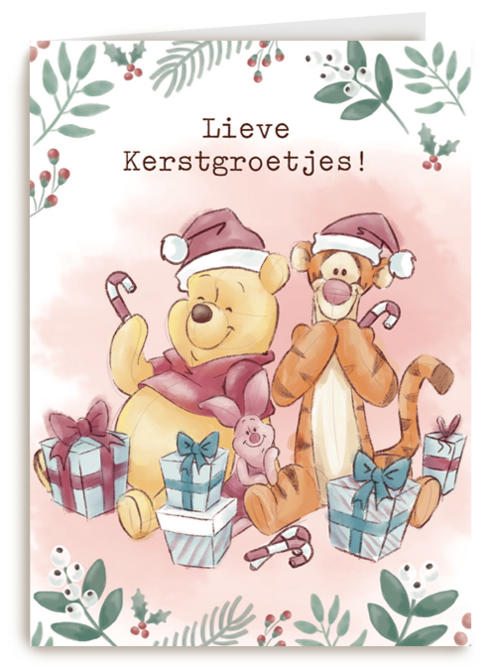 kerstkaart lieve kerstgroetjes
