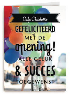 fiets met ballonnen