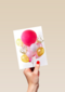 van harte met deze roze ballonnen