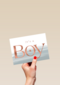its a boy with metallic text