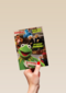 kermit de kikker met de krant