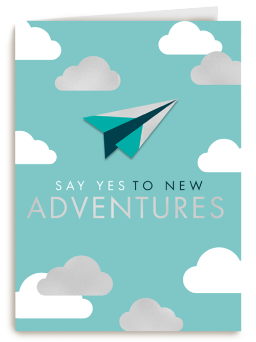 emigratie kaart say yes to new adventures