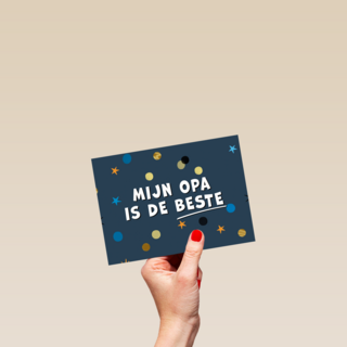 Opa kaart mijn opa is de beste
