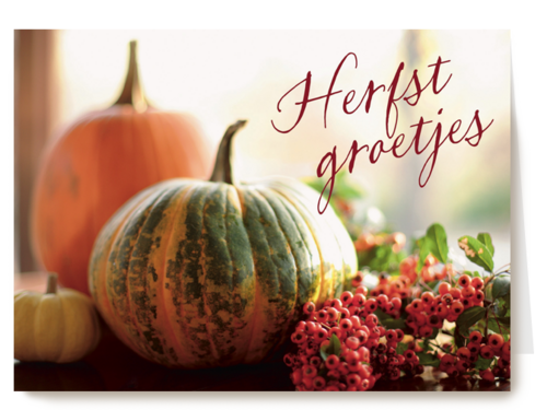 herfst kaarten herfst groetjes