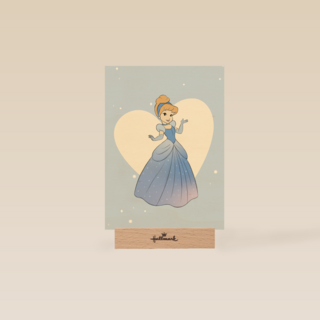 prinses kaart disney verjaardag blanco assepoester