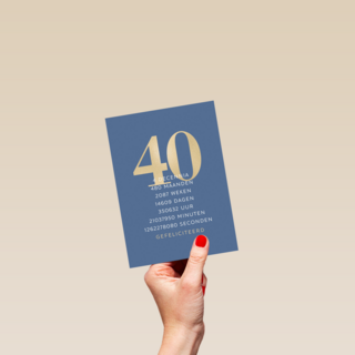 verjaardagskaart 40 4 decennia