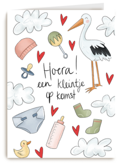 felicitatiekaart zwangerschap