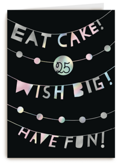 verjaardag leeftijden eat cake wish big have fun