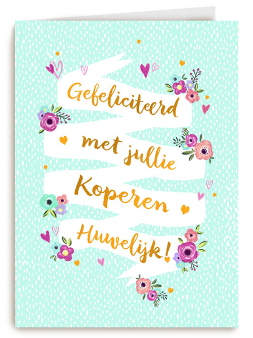gefeliciteerd met jullie koperen huwelijks jubileum