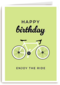 happy birthday enjoy the ride op je fiets