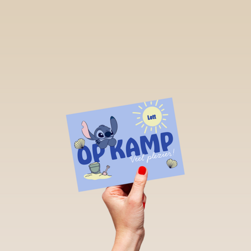 Stitch Op Kamp Plezier 