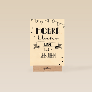 hoera jullie kleine is geboren