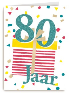 verjaardagskaart man vrouw 80 jaar