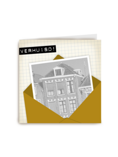 verhuisd envelop ruitjespapier