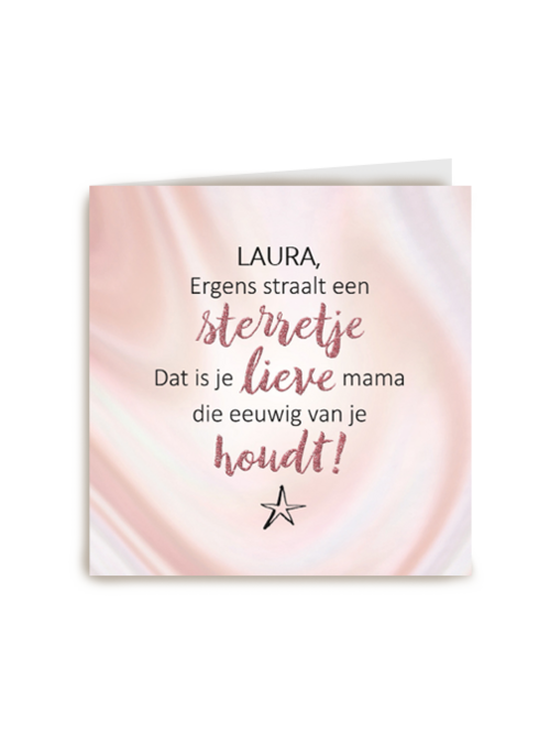 dat je mama heel veel van je houd kaart
