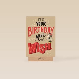 disney its your birthday make a wish minnie mouse