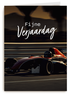 Verjaardag Raceauto