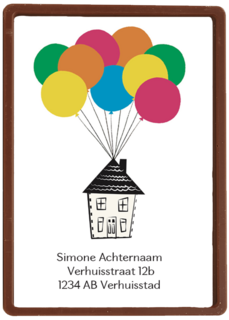 verhuizingbericht ballonnetjes