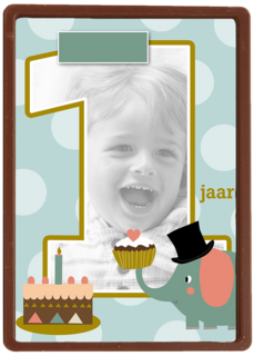 hoera een jaar kids jongen