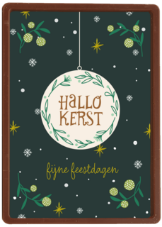 Kerstkaart Hallo Kerst