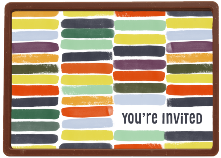 You&sbquo;&Auml;&ocirc;re Invited Kleurrijke Strepen