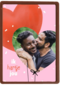 Valentijnskaart foto met hart