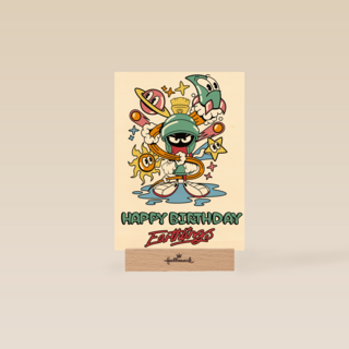 happy birthday earthlings met Marvin the martian