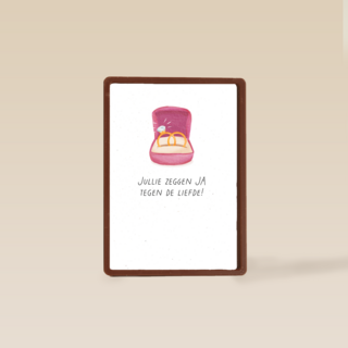 Jullie zeggen ja tegen de liefde verloving