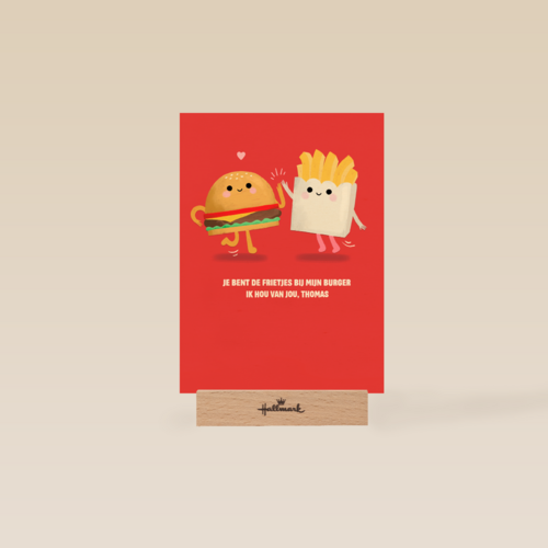 Frietjes bij mijn burger