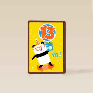 Panda met Boombox 13 jaar