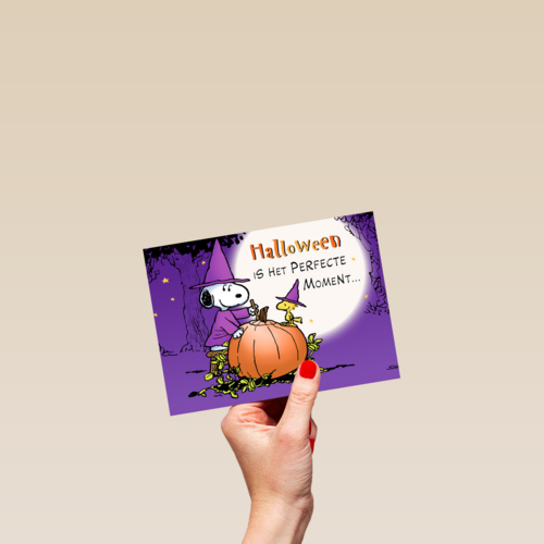 Snoopy in halloween stijl