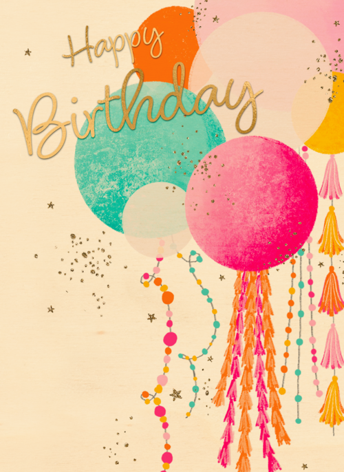 Happy Birthday Ballonnen