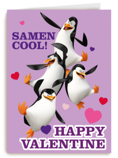 Penguins Samen Cool Valentijn