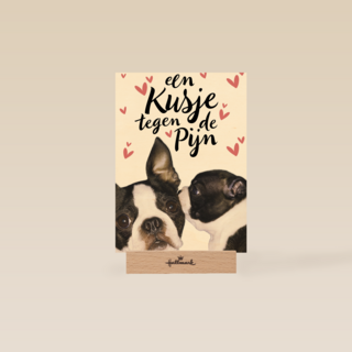 een kusje tegen de pijn