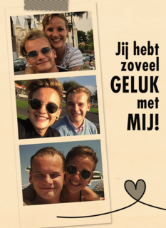 zoveel geluk met mij