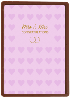 Mrs Mrs congratulations hearts