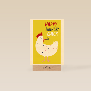 Verjaardagskaart Happy Birthday Chick
