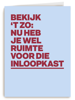 Ruimte voor inloopkast AndC