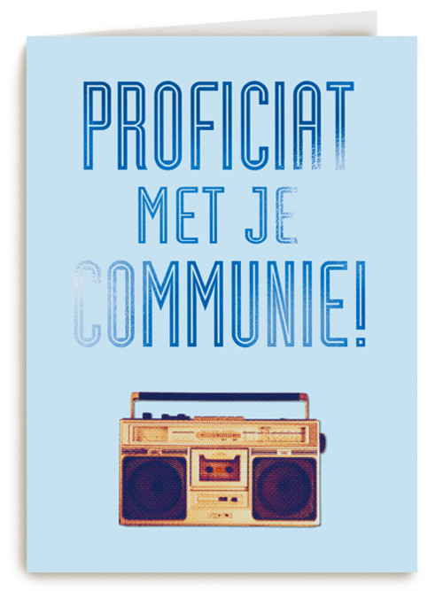 Proficiat met je communie Boombox