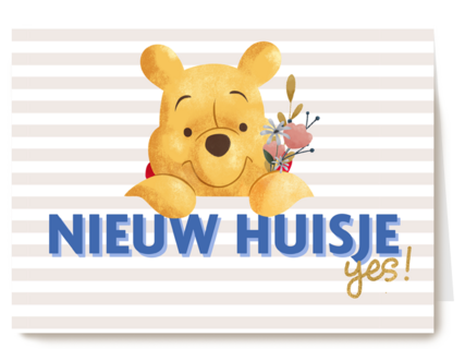 Winnie de Poeh nieuw huisje yes