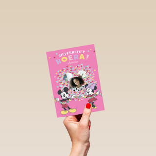 Minnie Mouse Hieperdepiep fotokaart