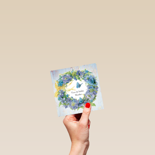 moederdag klassiek een bloemenkrans voor moeder