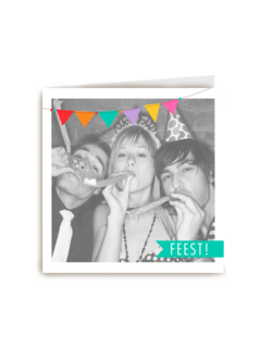 fotokaart feest vlaggen