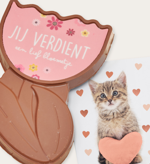 Chocolade Bloem Jij Verdient Een Bloemetje