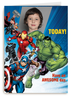 Avengers fotokaart have an awesome day