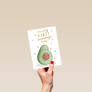 moederdag kaart happy first mummys day