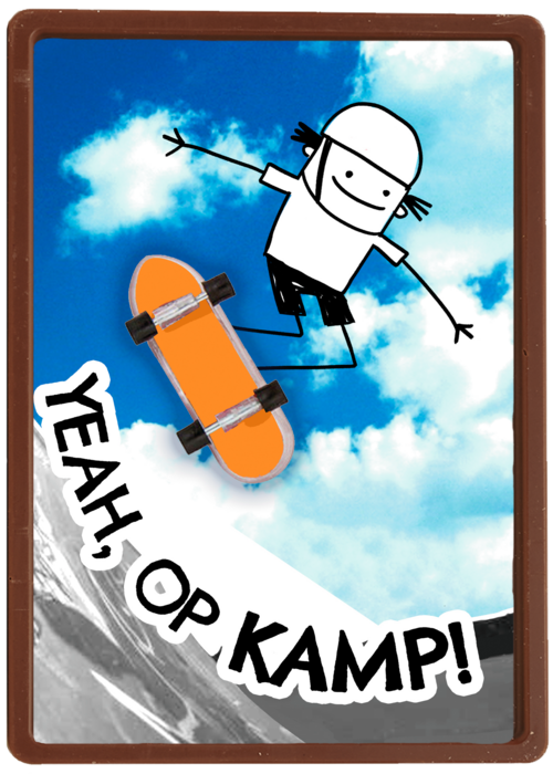 Skater op kamp