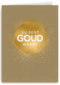 moederdag kaart stijlvol jij bent goud waard gouden cirkel